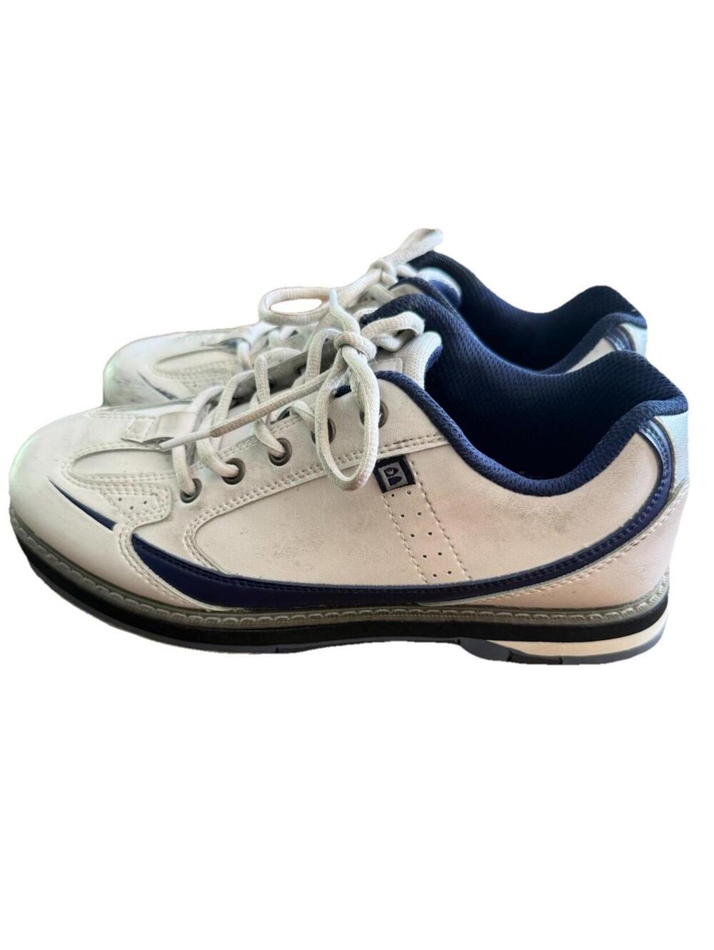 Brunswick Curve Women’s Size 7 Bowling Shoes Blue And White